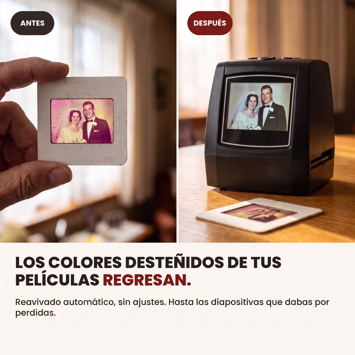 Antes y después: los colores regresan