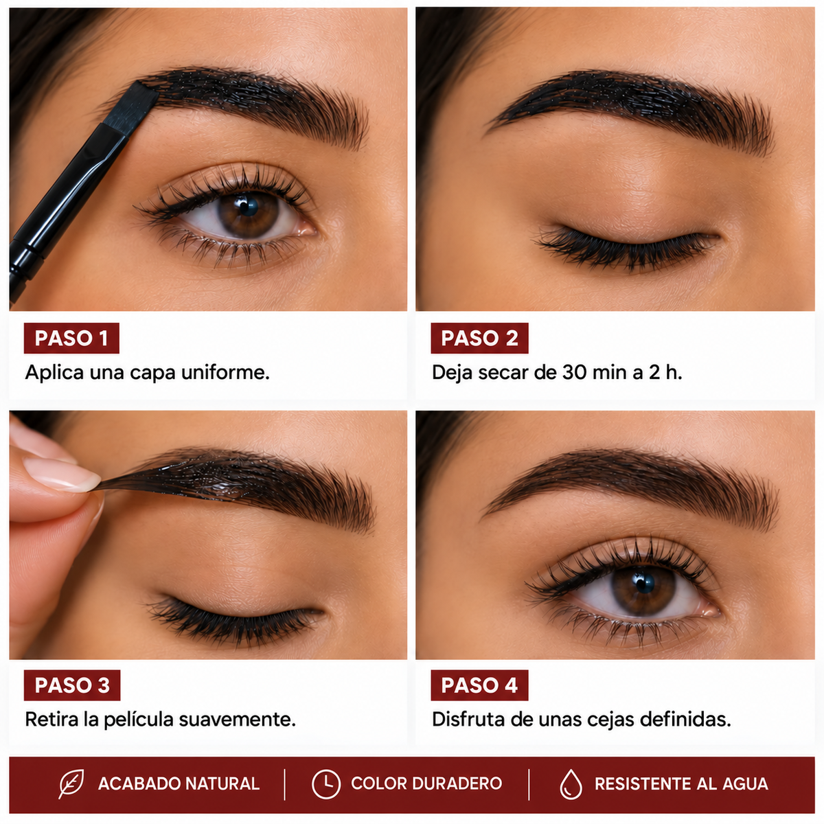 Cómo aplicar el tinte de cejas en cuatro pasos