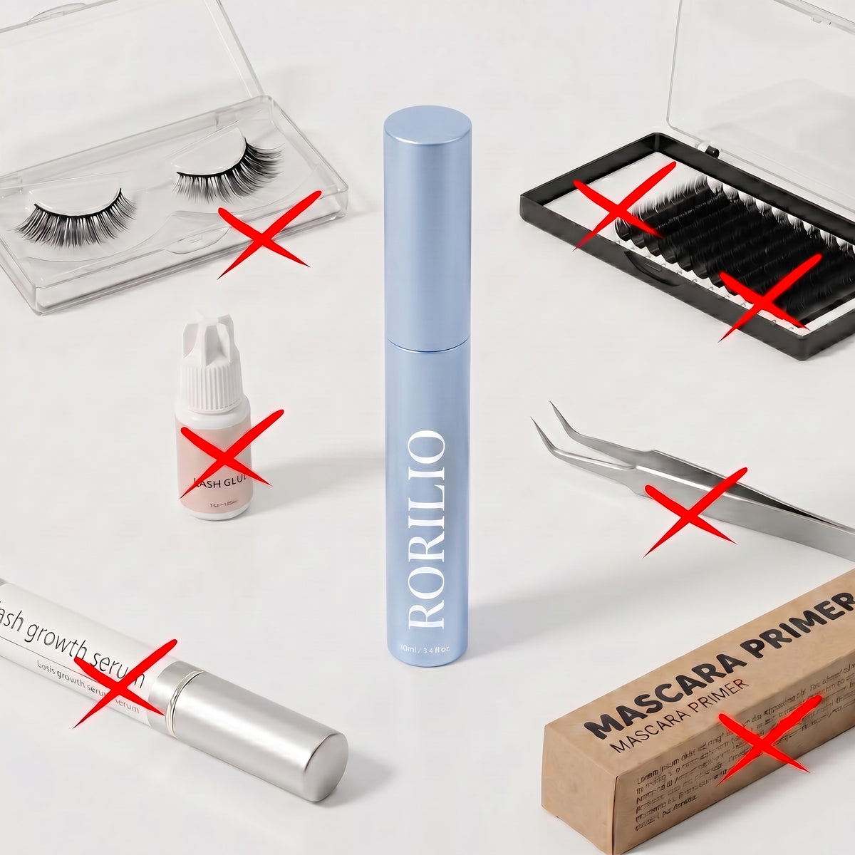 Rorilio reemplaza extensiones, pegamento y sérum