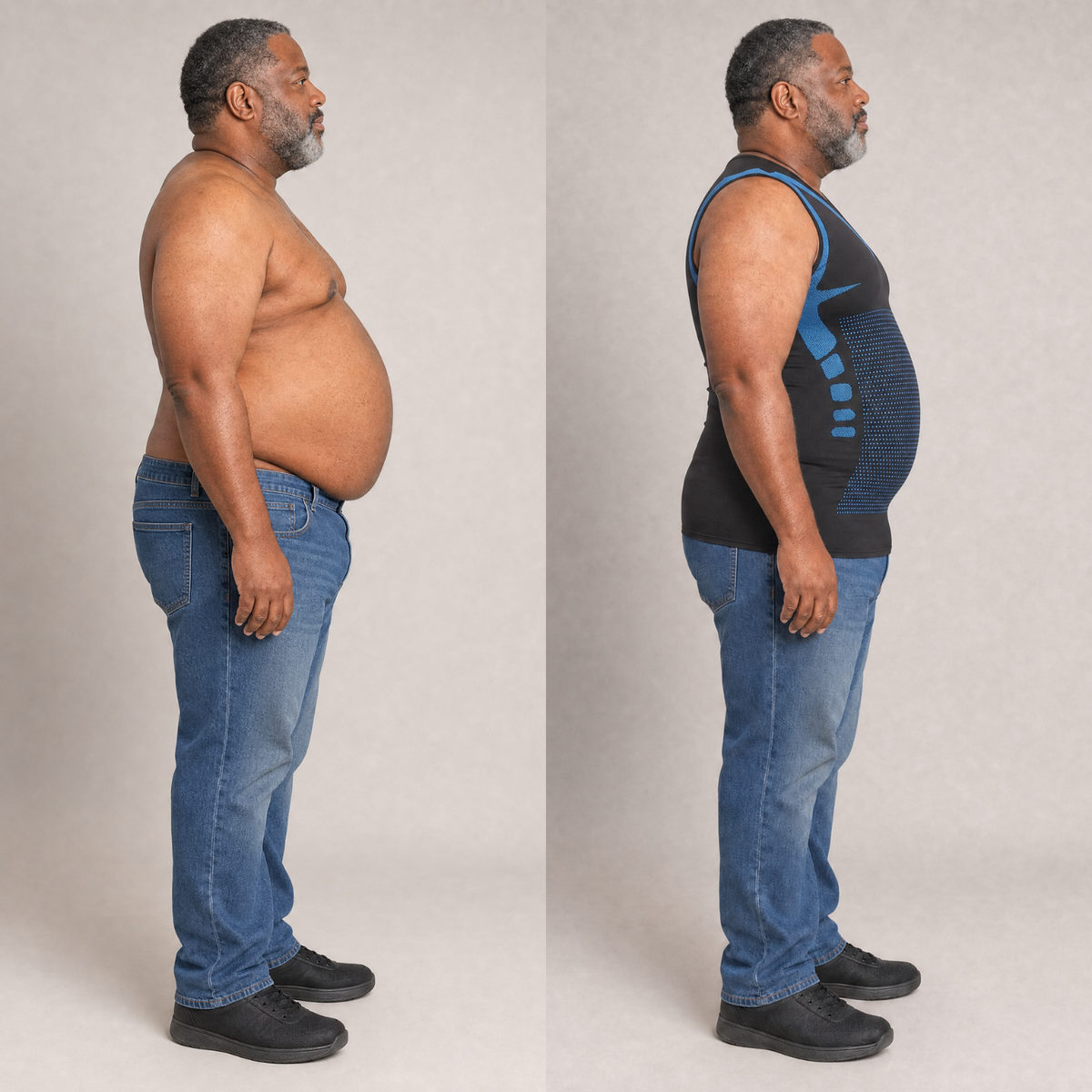 SIN CAMISETA / CON SLIMFLEX