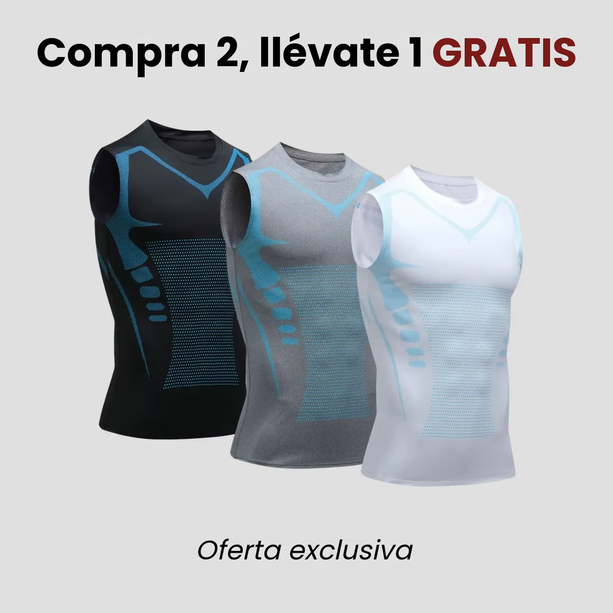Camiseta de compresión SlimFlex, vista 1
