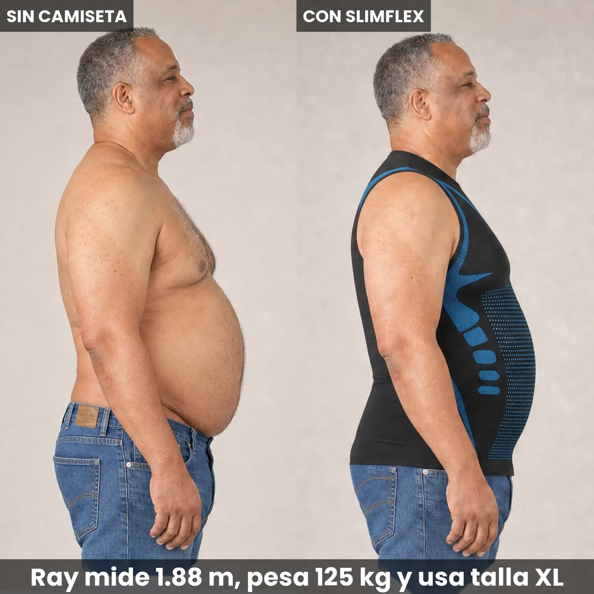 Camiseta de compresión SlimFlex, vista 4