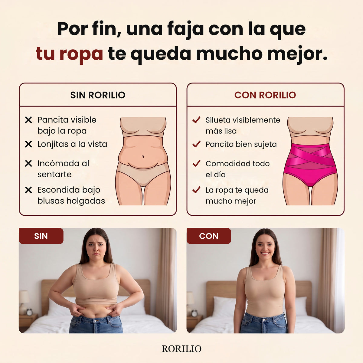 Sin Rorilio y con Rorilio