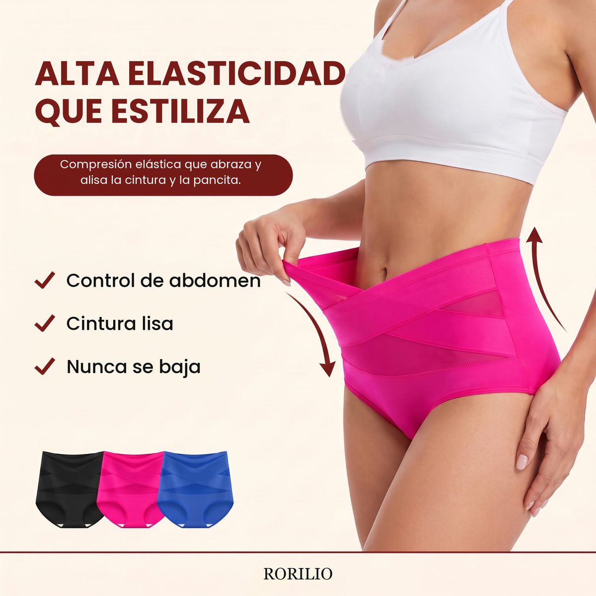Alta elasticidad que estiliza