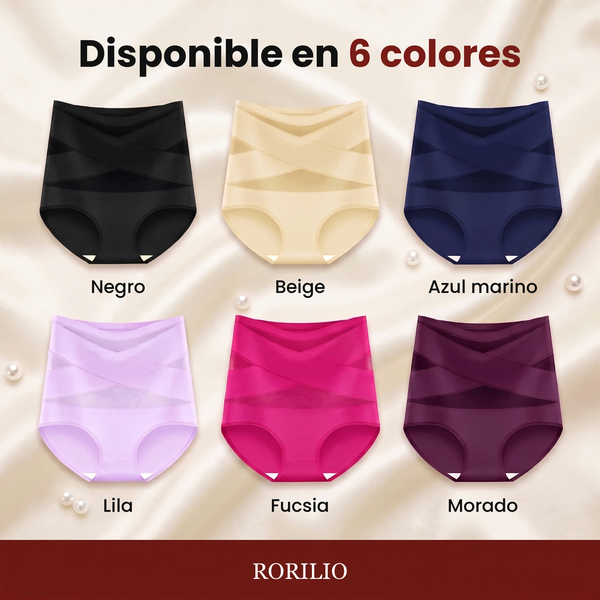 Disponible en 6 colores